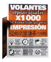 Comprar Volantes Folleto 1000 Copias De Su Archivo 10x15