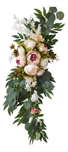 Decoración De Arco De Flores Artificiales De Seda, Arreglo