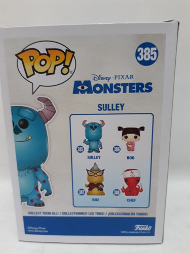 Funko Pop Monsters Sulley 385 Disney-pixar