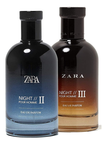 Pack Perfumes Zara Man Night Pour Homme 2 + 3 Edp - 2x100ml