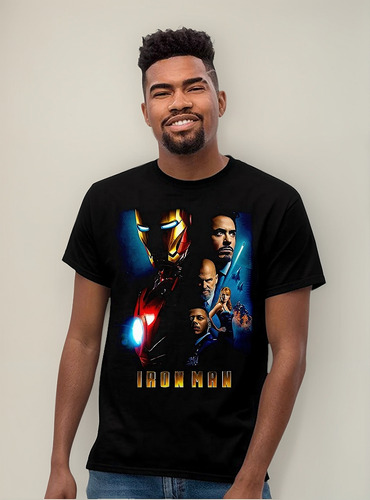 Playera Superheroes Iron Man Diseño 07 Playeras Beloma