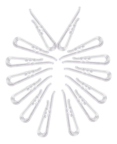 850pcs Clip De Cocodrilo Transparente Con Dientes, Ropa De O