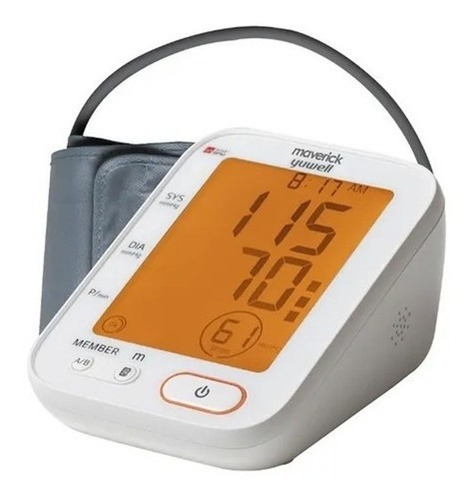 Tensiometro Maverick Yuwell Ye680b Digital De Brazo 99 Mem. Color Blanco