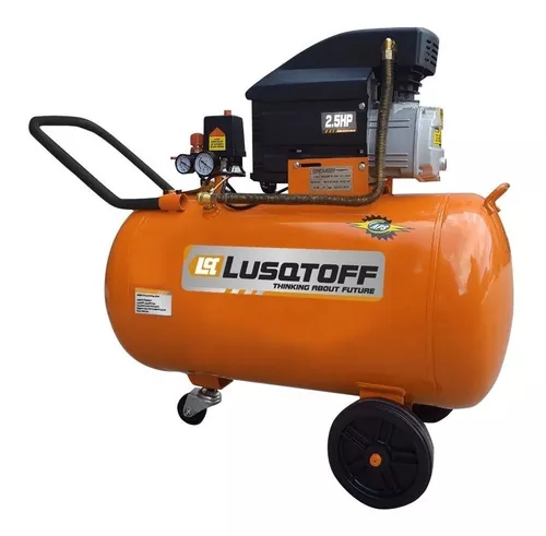 Compresor Aire 100 Litros 3 Hp 85 Kg Lusqtoff Lc-30100 220v - Surbat Digital