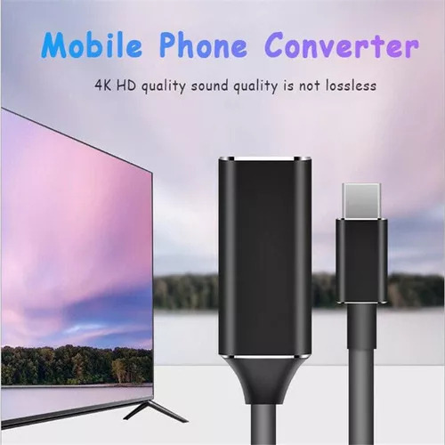 Convertidor De Cable Adaptador Usb-c 3.1 A Hdmi Tipo C
