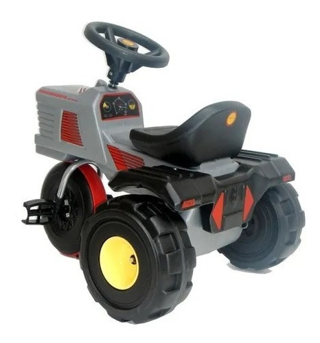 Triciclo Tractor A Pedal Infantil Reforzado Cbocina Rodacros