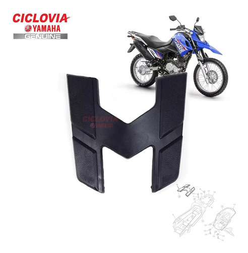 Acabamento Borracha Bagageiro Crosser 150 Original Yamaha 