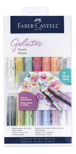 Gelatos Pastels Color Set, 15 Colores Pastel - Medio Ar...