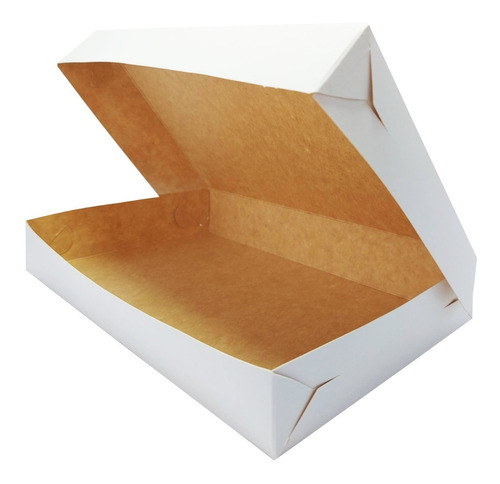 Caja Para Alfajores Alf2 X 50u Packaging Blanco Madera 