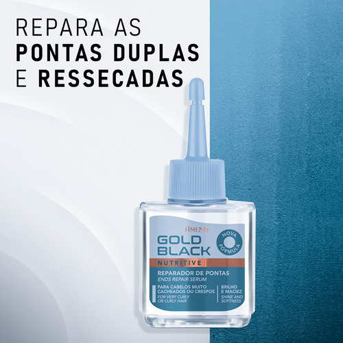 Reparador Pontas Gold Black Nutritive Amend - 5 Unidades