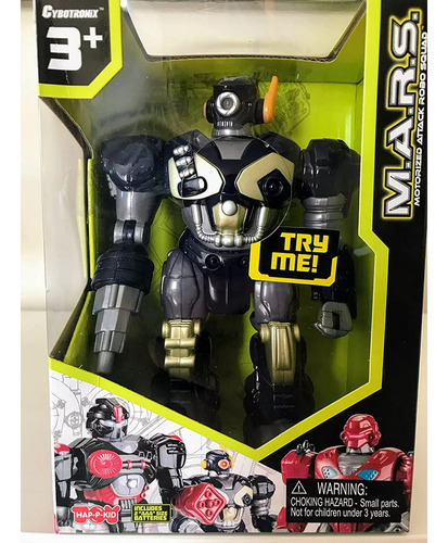 Muñeca Cybotronix M.A.R.S. Motorized Attack Robo Squad