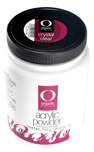 Polvo Acrílico Uñas Crystal Clear 756g By Organic Nails