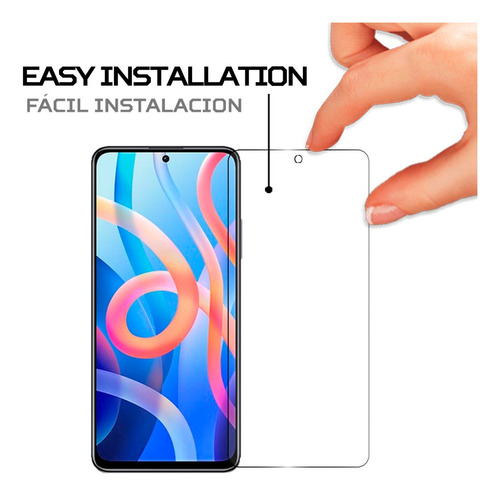 Imagen 3 de 6 de Protector De Pantalla Antishock Para Xiaomi Redmi Note 11