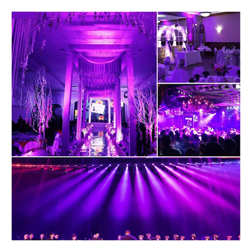18 Led Uv Efectos De Iluminación Etapa Profesional Disco Dj