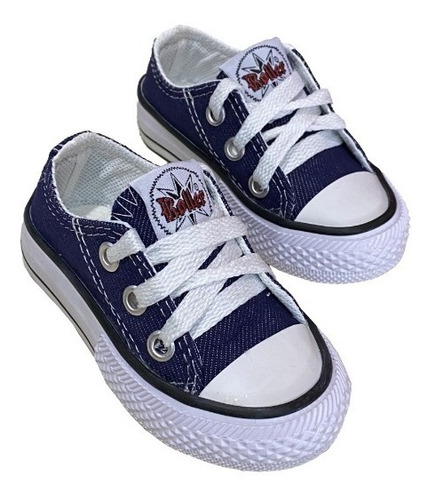 Zapatillas De Tela Lona Niños Niñas Nene Nena Roller Liviana