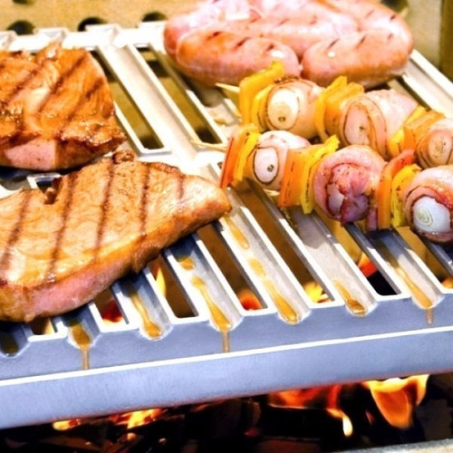 Grelha Inox Parrilheira Argentina Picanha 55x50 Picanheira