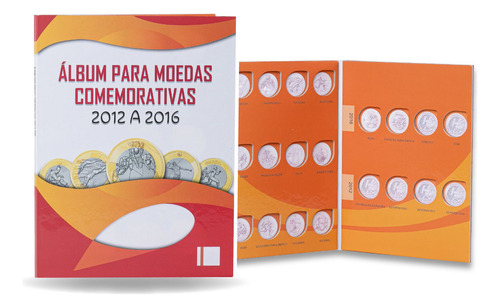 1  Álbum Porta Moedas Colecionador Olimpíadas Rio 2016