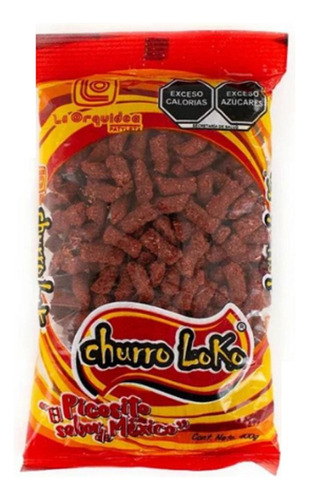 Churro Loko Tamarindo Tejocote Fruta Trozo Chile Picoso 400g