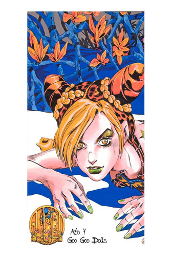 Poster Papel Fotografico Stone Ocean Jolyne Anime Jojo 45x30