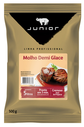 Molho Demi Glace Escuro Junior 500g Food Service