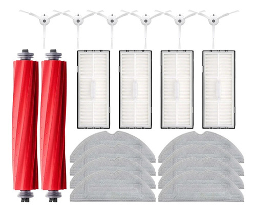Para Rolamento De Sacos De Pó Roborock S7 Maxv Ultra Mop Hep