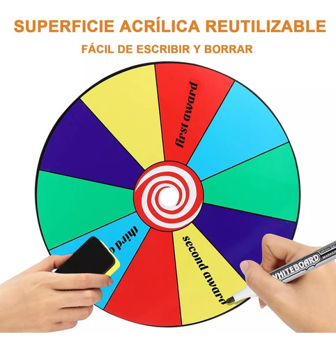Giratoria Rueda La Fortuna, Ruleta Juegos Sorteo Del Evento