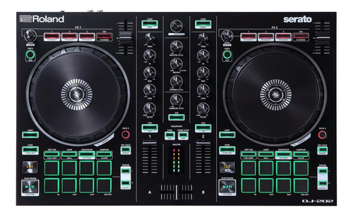 Controlador Dj Roland Dj-202  De 2 Canales Rjd Galerias