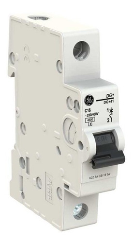 Llave Térmica Unipolar 1x10 General Electric 4,5ka Curva C