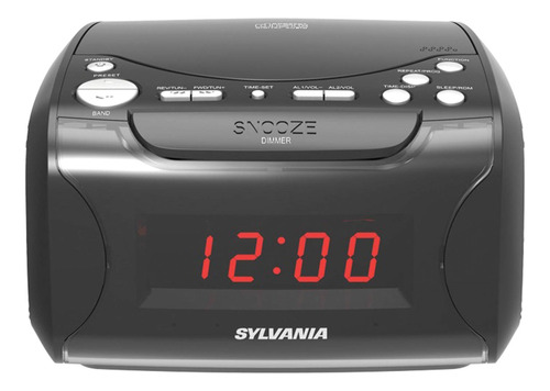 Radio Reloj Despertador Reproductor Cd Carga Usb