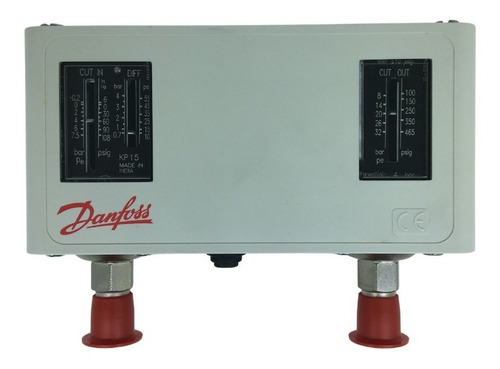 Pressostato Duplo Alta Baixa  Kp15 Manual Danfoss 060-124391