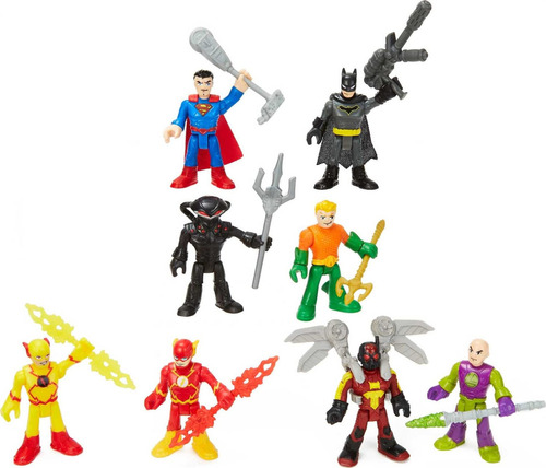 Imaginext Dc Super Friends Batman Figura Set Super-hero Sho