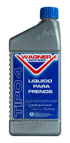 Liquido De Freno Wagner 1 Litro Tipo 4