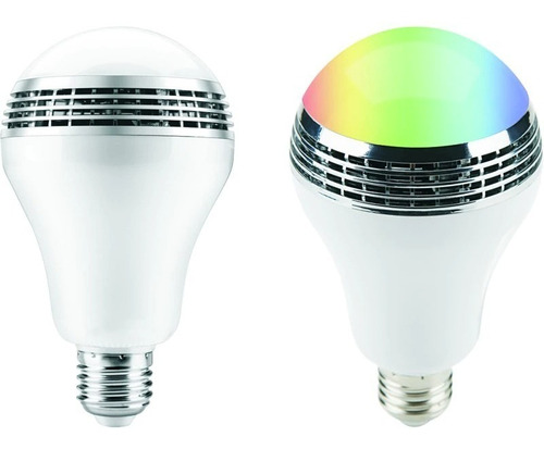 Ampolleta Bombilla Inteligente Led Rgb Altavoz Música Smart