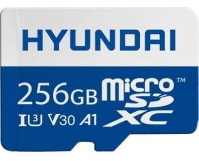 Hyundai 256gb U3 Microsd Memory Card With Adapter 4k Vid Vvc
