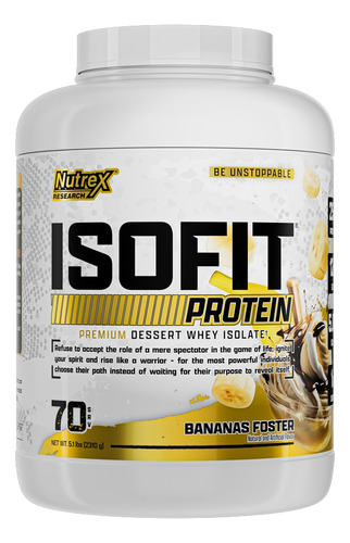 Proteina Nutrex Isofit 5 Lbs 70 Servicios Todos Los Sabores