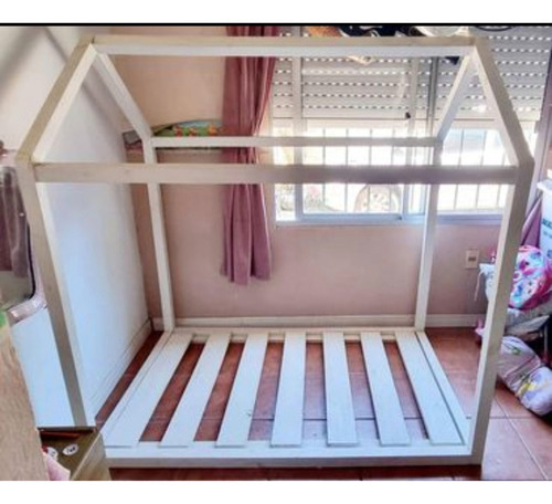 Cama Montessori Casita 1,50 X 1mt 