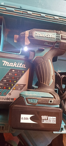 Pistola De Impacto Original Makita 18v Entrada 1/2 Y 1/4 