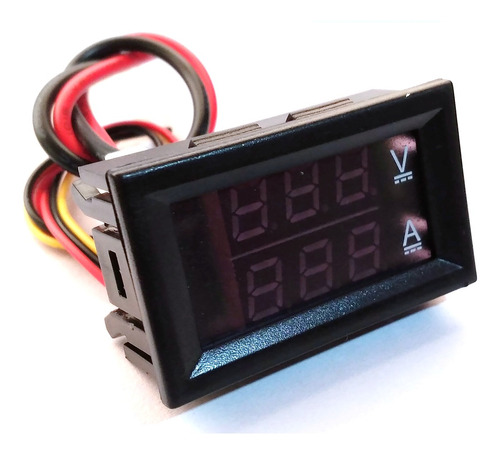 Mini Voltimetro Amperimetro Digital Dc 0-100v 10a 0.56'