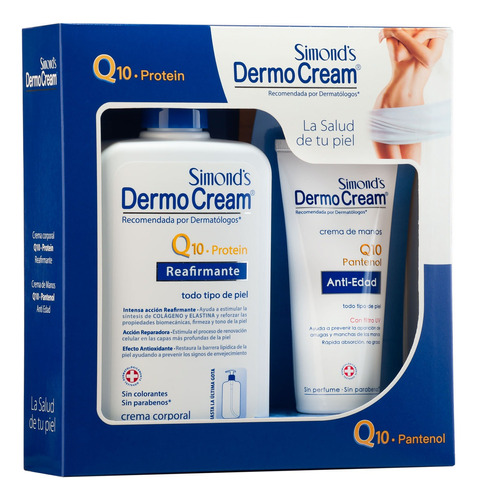  Pack Cremas Dermocream Reafirmante 400ml+pomo De Manos 80ml