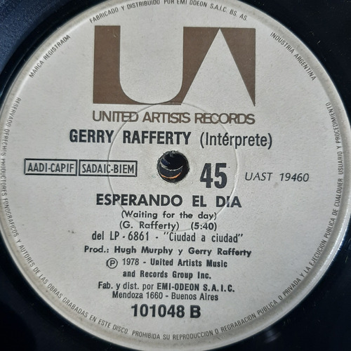 Simple Gerry Rafferty United Artists Records C17