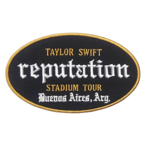 Parche Taylor Swift - Reputation Bs As Argentina De 10 Cm