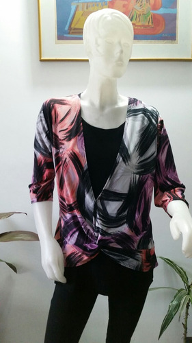 Remera Xl 50/52 Seda Fría Nueva Hermosa