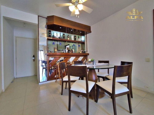 Imagem 4 de 30 de Apartamento Na Praia 3 Dormitórios 1 Suíte Sacada 2 Vagas Pitangueiras Guarujá. - Ap1422