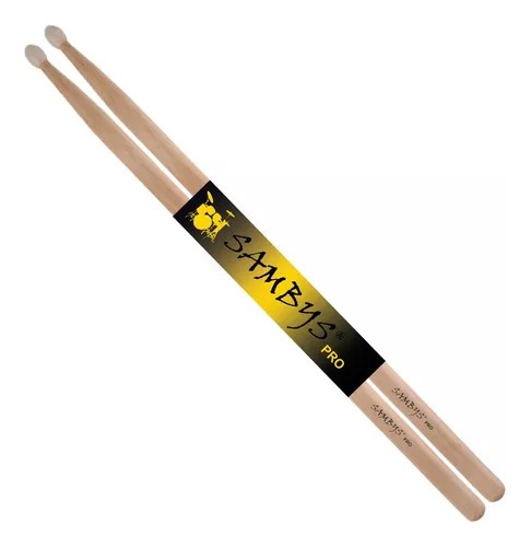 Pack X10 Palillos Baquetas Sambys Pro 5a 5b Punta Nylon