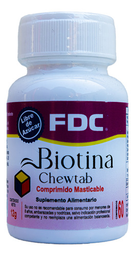 Biotina Chewtab X 60 Comprimidos Masticables Fdc
