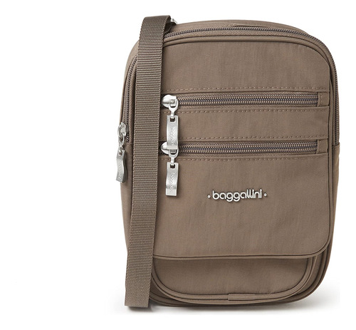 Baggallini Journey Bolso Bandolero., Marron, Talla Unica