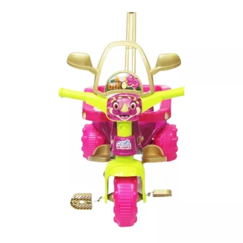 Triciclo Tico-Tico Dino Pink Motoca Infantil Magic Toys 2804