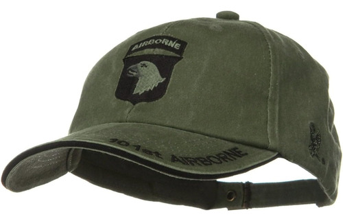 Nuevo 101st Airborne Division Green Gorra De Perfil Bajo