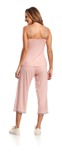 Pijama Capri Musculosa Modal Paulienne Lumiere Ropa Dormir 