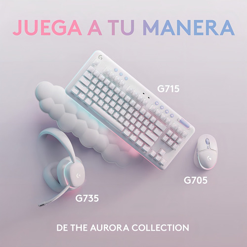 Audífono Logitech G735 Wireless Lightspeed Rgb Color Blanco